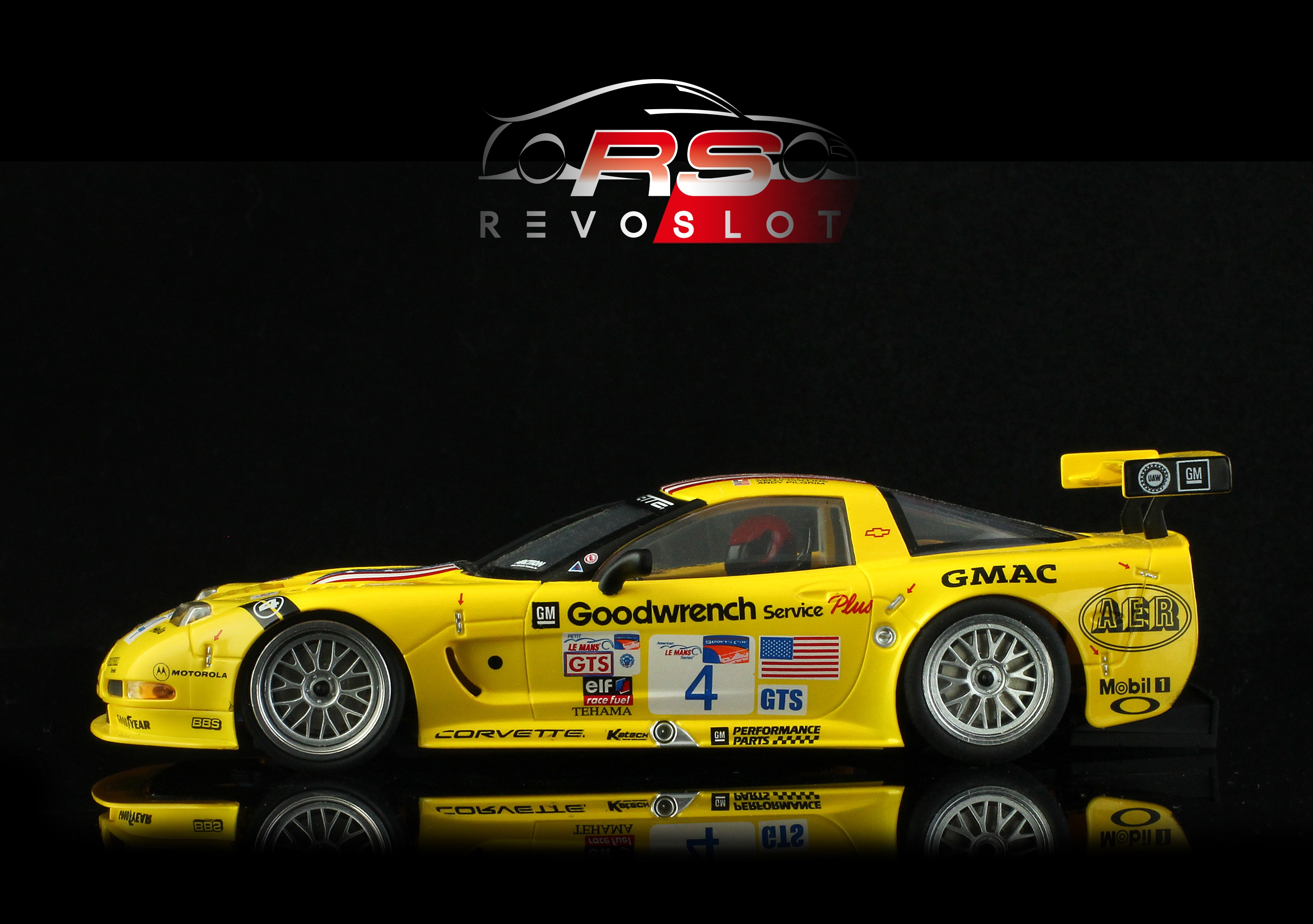 RS0284 Chevrolet Corvette C5 Goodwrench ALMS 2001 #4